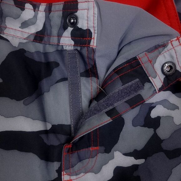 The North Face Grey Camo Shorts Swim Trunks Boys Size 14 - Picture 3 of 7